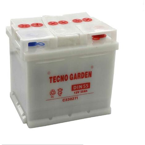 Batteria 55 Ah, Polo Positivo a DX, L. mm 235, P. mm 170, H. mm 190