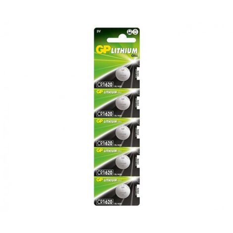 BATTERIA A BOTTONE AL LITIO 3V CR1616 - 2 PEZZI - GP CR 1616SZ