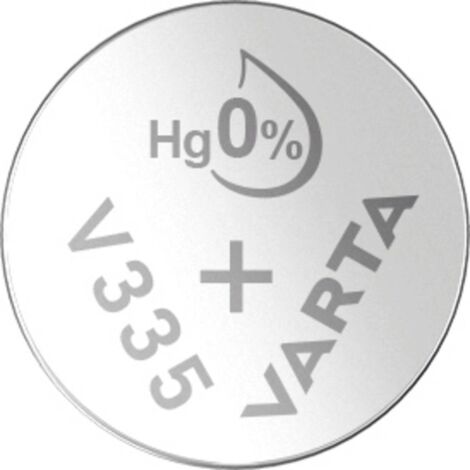 Batteria a bottone sr512sw - v335 Varta 100mah blister 1 unità ø5,8x1,25mm