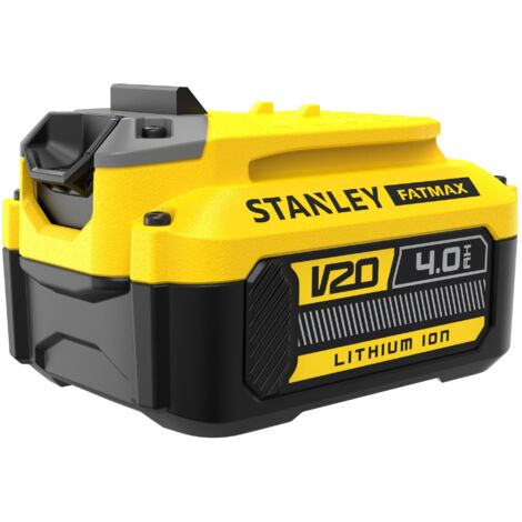 Batteria agli ioni di litio 18V 4Ah - STANLEY Fatmax SFMCB204-XJ - Tecnologia migliorata gamma Fatmax V20