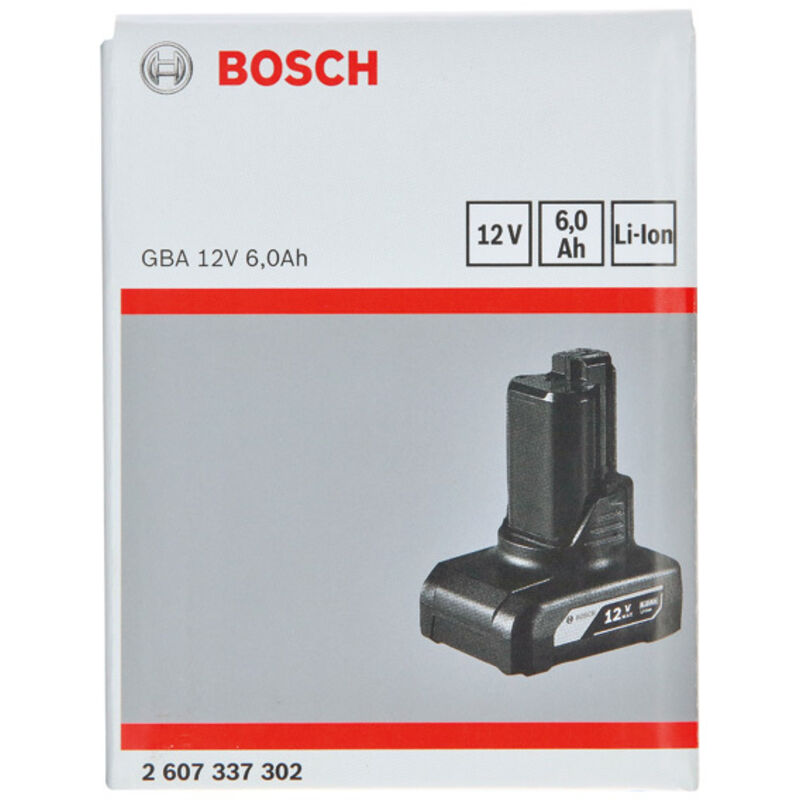 Bosch - Accessories gba 2607337302 Batteria per elettroutensile 12 v 6.0 Ah Li-Ion