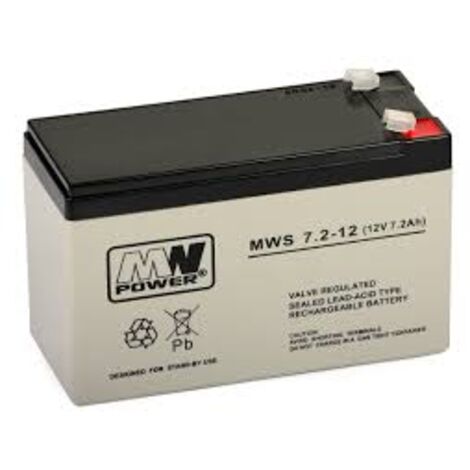 BATTERIA AGM 7,2Ah 12V CENTRALINA ALLARME