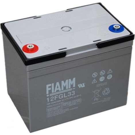 BATTERIA AGM Fiamm 12FGL33 12V 33Ah