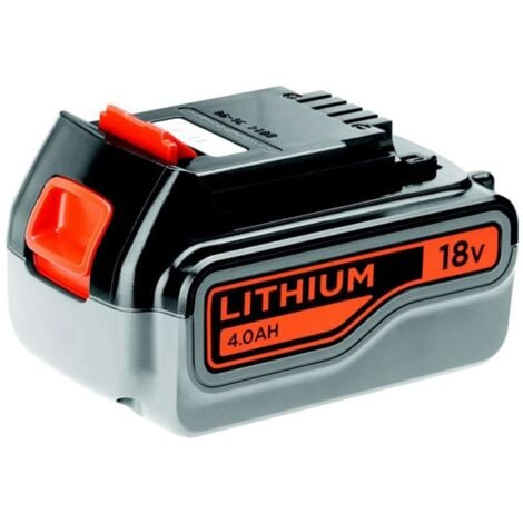 BLACK & DECKER Batteria al litio - Tensione 18 V - 2,0 Ah BLACK+DECKER BL2018-XJ