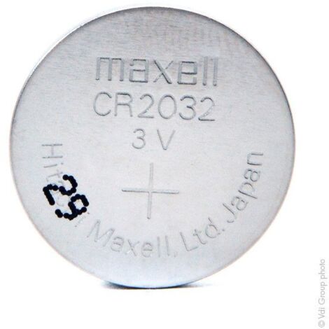 Batteria al litio MAXELL CR2032 3V, blister 1 pz.