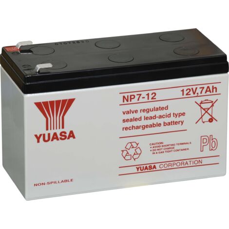 Batteria al Piombo-Acido da 12 V 7 Ah per UPS � Modello NP7-12