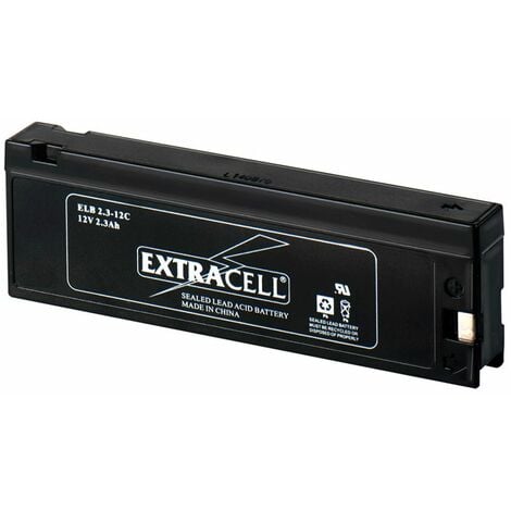 Batteria al Piombo 12V 2 Ah Ricaricabile - Extracell - System Shop