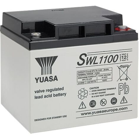 Batteria al piombo ermetica 12V 40,6Ah - Yuasa SWL1100