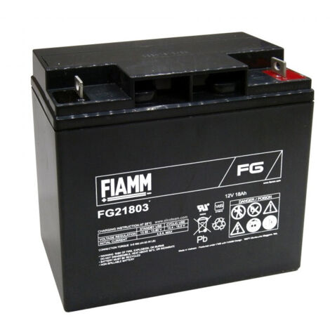 Batteria al piombo Fiamm 12V-18Ah ricaricabile FG21803