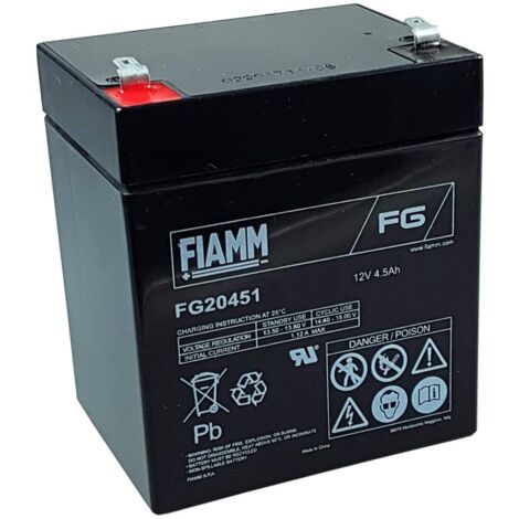 Batteria al piombo Fiamm, 12V, 4,5Ah