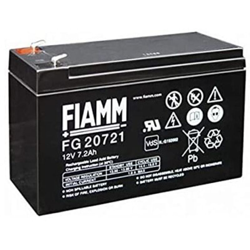Fiam Batteria Al Piombo 12v 7,2ah Fast Ic fg20721