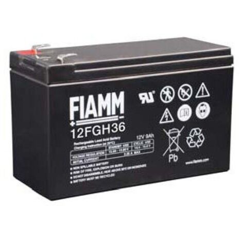 Batteria Al Piombo Fiamm 12V 9Ah(Per Ups) ( FIAMM cod. 12FGH36 )