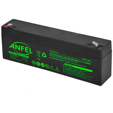 Batteria al piombo ricaricabile ermetica 12V 2.2Ah 2.3Ah per antifurti allarmi sistemi di videosorveglianza