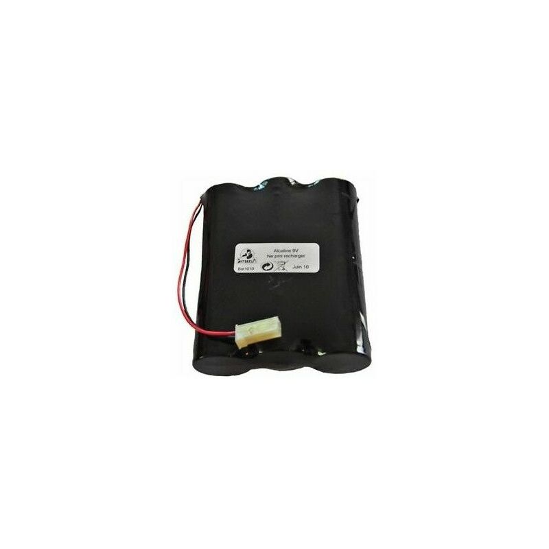 Image of Batteria alcalina 9V compatibile vimar 12Ah per sirena vimar 00912