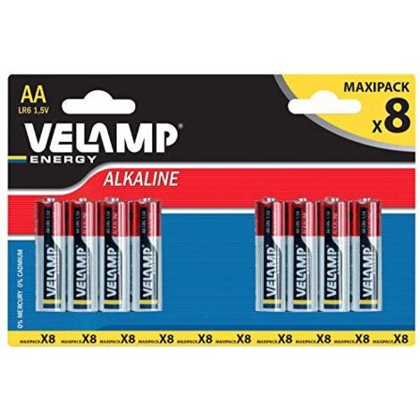 BATTERIA ALKALINA STILO AA CF.8PZ.