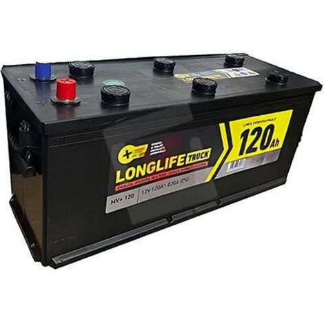 BATTERIA AUTO 120Ah/820A 12V (510x175x225h) LONGLIFE