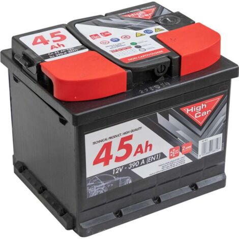 Batteria Auto da 45AH 400A 12V polo positivo destro cassetta L1
