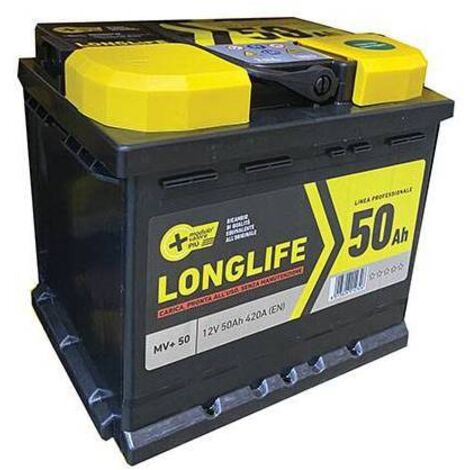 Batteria auto modulo valore + ah  50 dx spunto 420a mm 207x175 h.mm 190
