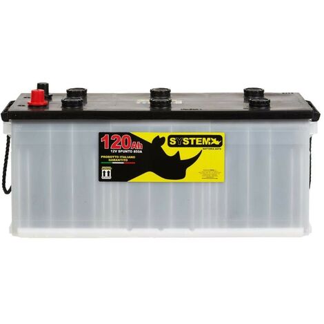 BATTERIA AUTO SYSTEM PLUS 120AH850A