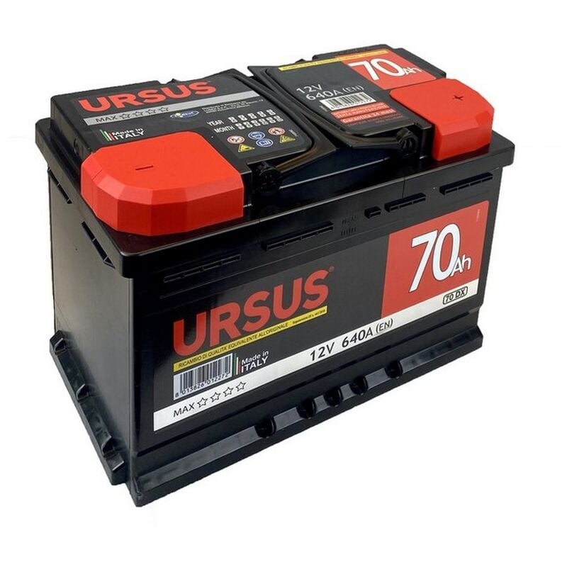 Image of Batteria Avviamento Auto Ursus 60 Ah Mm. 242x175x190 H