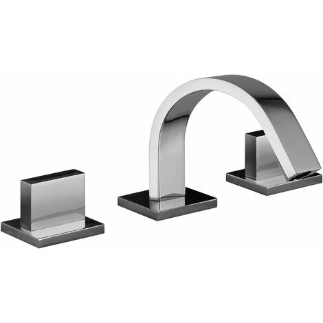 Batteria bidet maniglia piatta Paffoni Level LEP119CR  Cromo - Senza piletta di scarico