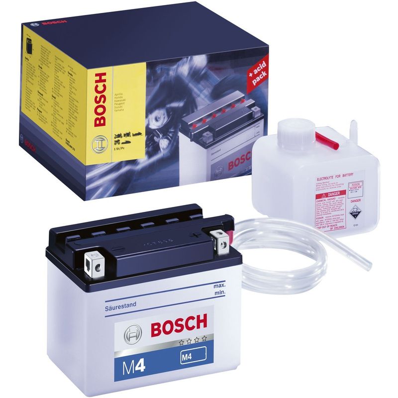 Image of Bosch - batteria moto M4F17 4AH dx+acido