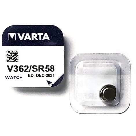 Batteria bottone Varta 1,55V V362 Ossido d&8217Argento confezione da 1 pila