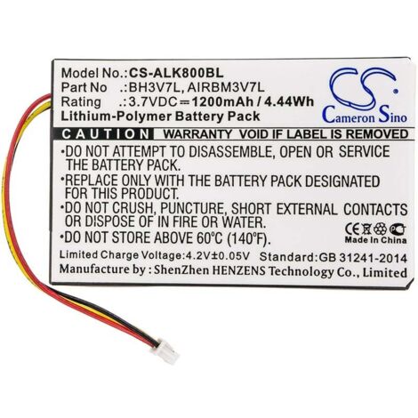BATTERIA COMPATIBILE AUTEC ALK800BL NiMH 7,2V 1200 mAh