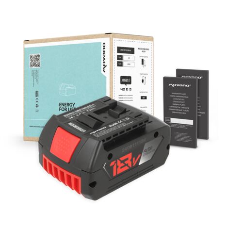 Batteria da 18 V 4,0 Ah per Bosch BGA