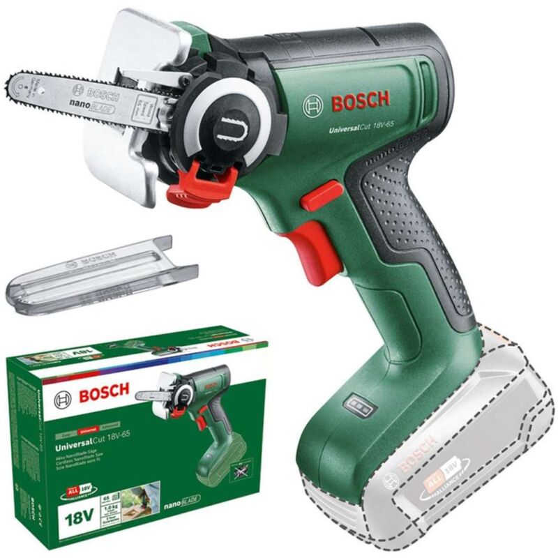 Bosch - Attrezzature da giardino - Sega da potatura a batteria 18V 7 cm, senza batteria e caricabatterie 06033D5200