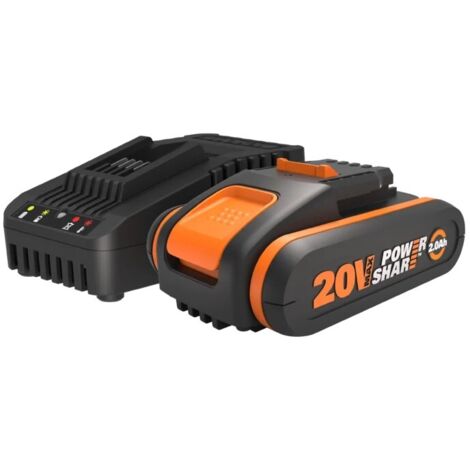 Batteria da 2,0 Ah e 20 V con caricabatteria Worx Power Share WA3601