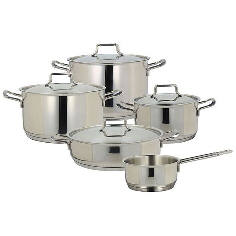 Batteria di pentole 9 pezzi inox Tognana Vanitosa