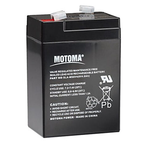Batteria di ricambio 6V 4Ah per elettrificatori gallagher S10, S16, S20 e recinti elettrici