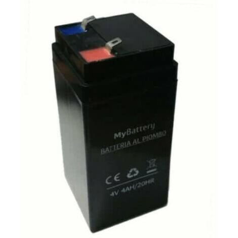 BATTERIA DI RICAMBIO AL PIOMBO RICARICABILE PER BILANCIA 40KG 4V 4AH 20HR