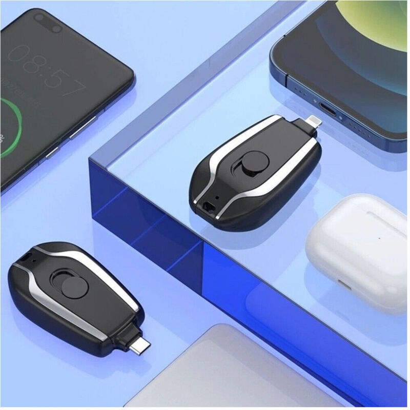 Trade Shop Traesio - Trade Shop - externe batterie power bank 1500MAH schlüsselanhänger typ c 1500MAH YD-101 -