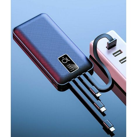 BATTERIA ESTERNA POWER BANK 20000 mAh 5V 2A USB Type-C per iPhone