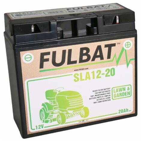 Batteria gel Fulbat per trattorini tagliaerba da 12V 20Ah