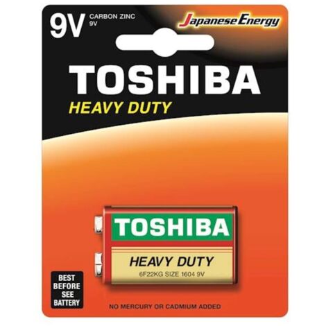 BATTERIA HEAVY DUTY ZINCO-CARBONIO 9V 1PZ