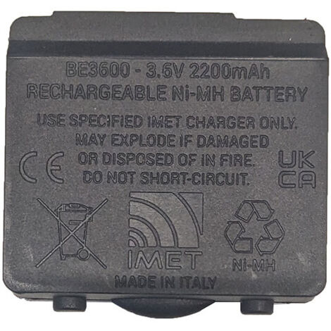 BATTERIA IMET BE3600 CODE AS083