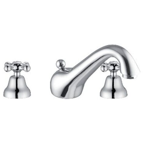 BATTERIA LAVABO CANNA BASSA SERIE MAREA Cromo PB
