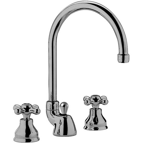 Batteria lavabo Paffoni Iris con canna orientabile e scarico incluso