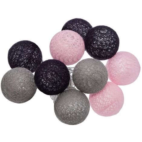 Batteria LED String 10 Balls - Rosa - Atmosphera créateur d'intérieur