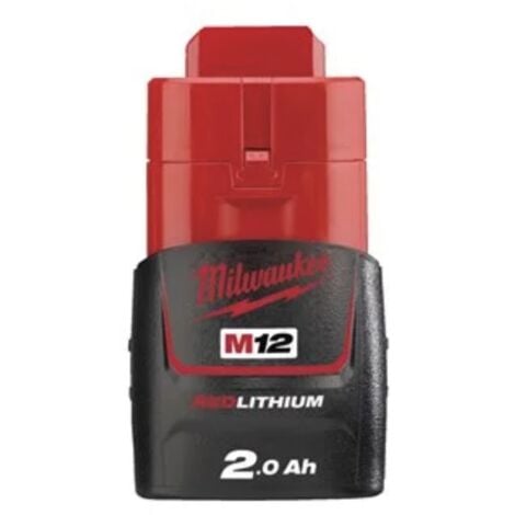 Batteria Milwaukee M12 B2 12 V - 2,0 Ah / 2000 mAh Li-Ion - 1 pezzo