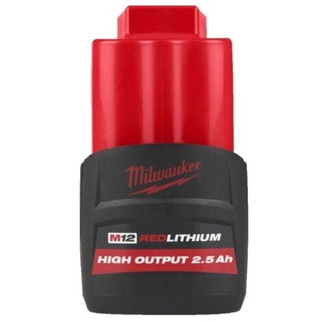 Batteria M12 HB2.5 2,5Ah Milwaukee 4932480164 High Output