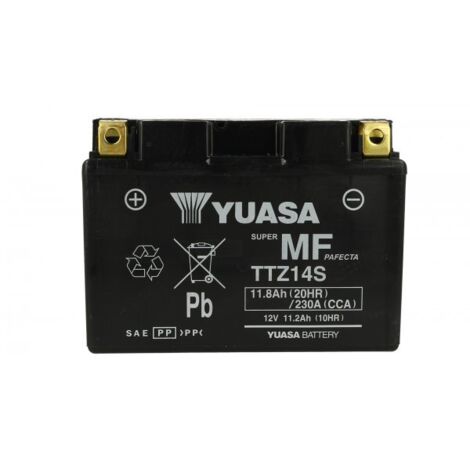 Batteria Moto YUASA TTZ14S Con Acido 12V 11,8Ah 230A