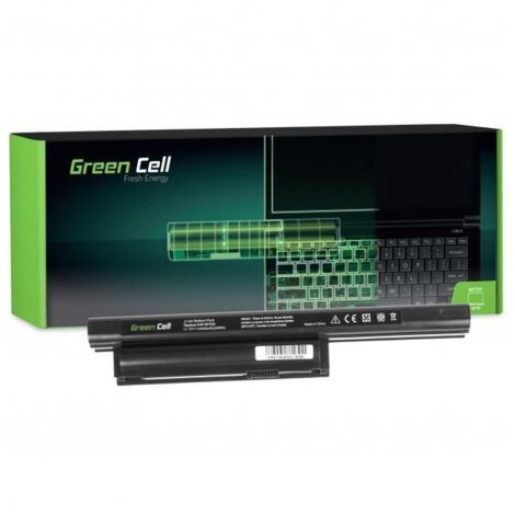 Batteria notebook Green Cell per Sony Vaio 11.1V 4400mhA Nero [SY08]