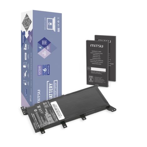 Batteria notebook Mitsu per Asus A555 F555 K555 5000mAh Nero [AZMITNBASUS0039]