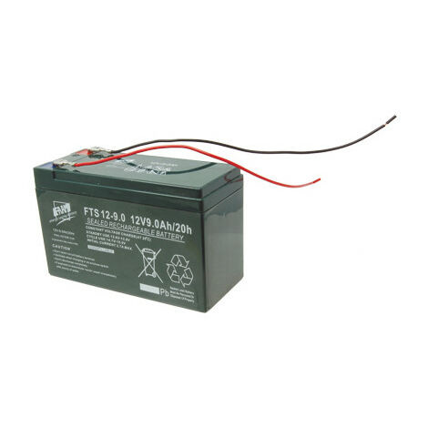 UPS ITALIA - OZP 12V-9AH Batteria al piombo ricaricabile Scatola 8 pezzi