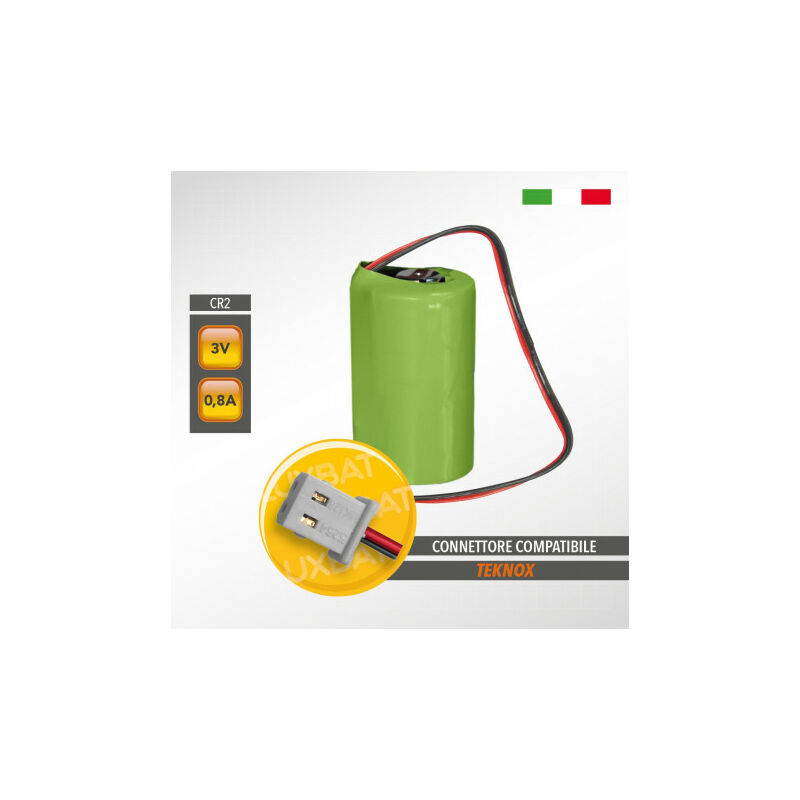 Image of Panasonic - batteria per antifurto litio CR2 3V tecnox PI03LIC2