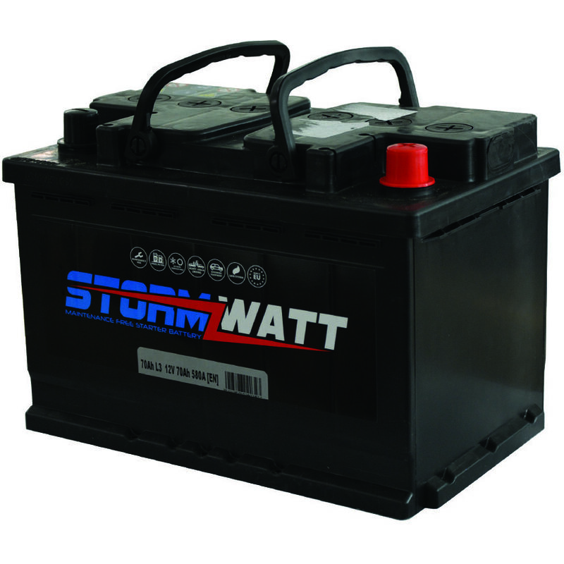 Image of Stormwatt - Batteria auto - 80 ah - cm.17,4x27,5x19h. - spunto 720a
